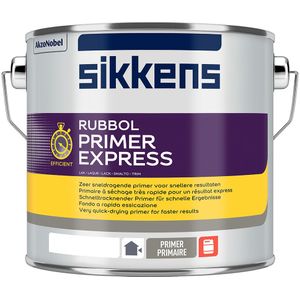 Sikkens Rubbol Primer Express 2,5 Liter Donkere kleur - Grondverf & Primer - Verfwinkel is tot 50% goedkoper