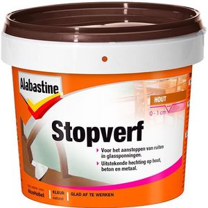 Alabastine Stopverf Naturel 1 KG - Verf en Verfbenodigdheden - Verfwinkel is tot 50% goedkoper