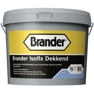 Brander Isofix - Dekkend 10 liter Kleur - Muur & Plafond Voorstrijkmiddel - Verfwinkel is tot 50% goedkoper