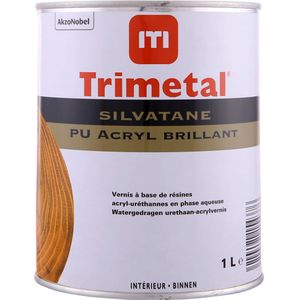 Trimetal Silvatane PU Acryl Brillant 500 ML Kleur - Transparante Lak & Olie - Verfwinkel is tot 50% goedkoper
