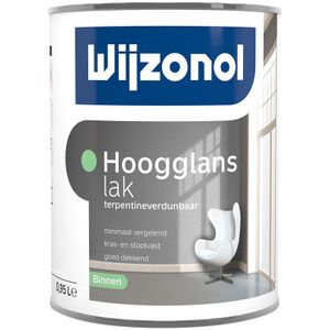 Wijzonol Hoogglanslak - Terpentineverdunbaar 1 liter Kleur - Deur & Kozijn Meubels Aflakken - Verfwinkel is tot 50% goedkoper