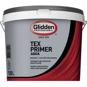 Glidden Texprimer 10 liter Kleur - Muur & Plafond Voorstrijkmiddel - Verfwinkel is tot 50% goedkoper