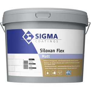 Sigma Siloxan Flex Matt 10 liter Donkere kleur - Muurverf - Waterbasis - Verfwinkel is tot 50% goedkoper