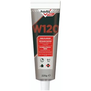 Polyfilla Pro W120 - Snelplamuur 225 gram - Houtreparatie Vulmiddelen - Verfwinkel is tot 50% goedkoper