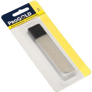 ProGold Afbreekmes - Reserve mes per 10 stuks 1 Stuk - Gereedschappen - Verfwinkel is tot 50% goedkoper