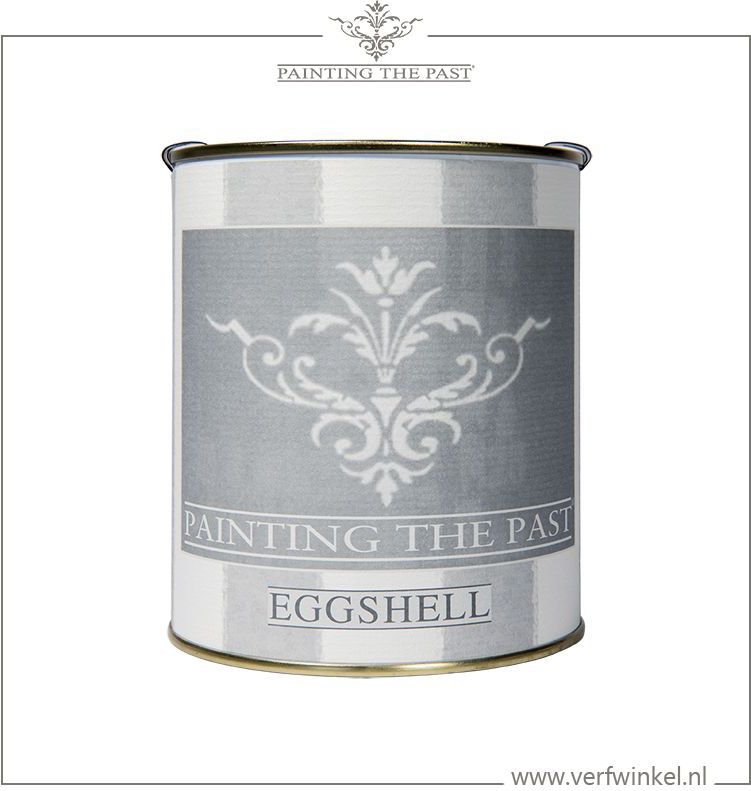 Painting the Past Eggshell 750 ML - NN00 Pure White 0,75 Liter - Deur & Kozijn Meubels Radiator Krijtverf - Waterbasis - Terpentinebasis - Verfwinkel