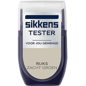 Sikkens RIJKS kleuren tester - RIJKS Zacht Groen 30 ML 1 Stuk Kleur - Muurverf - Verfwinkel is tot 50% goedkoper