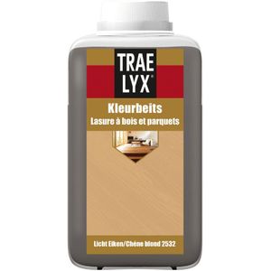 Trae-Lyx Kleurbeits - Licht Eiken 1 Liter Kleur - Transparante Lak & Olie - Waterbasis - Verfwinkel is tot 50% goedkoper