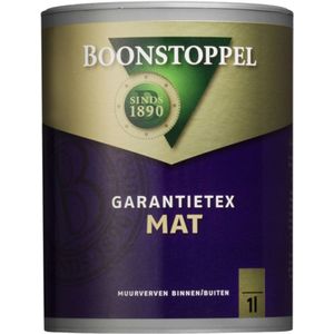 Boonstoppel Garantietex Mat 1 liter Kleur - Muurverf - Verfwinkel is tot 50% goedkoper