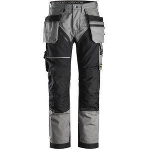 Snickers 6214 RuffWork Canvas+ Werkbroek Met Holsterzakken - Grijs - Maat 050