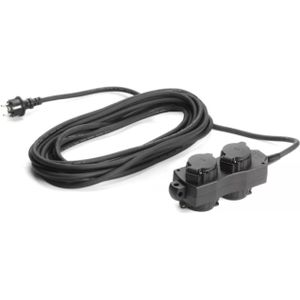WikuTech WT 3010 Verlengkabel Met 4-voudig Verdeelblok - 10m - H07RN-F 3G1,5