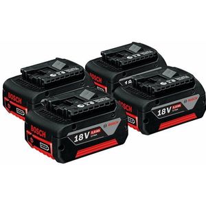 Bosch GBA 18V 5.0Ah 4-Pack 18V Li-Ion Accu - 5.0Ah (4st)