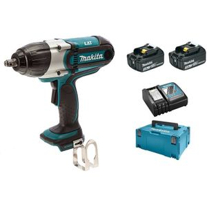 Makita DTW450RFJ 18V Li-Ion Accu Slagmoersleutel Set (2x 3.0Ah Accu) In Mbox - 440Nm - 1/2"
