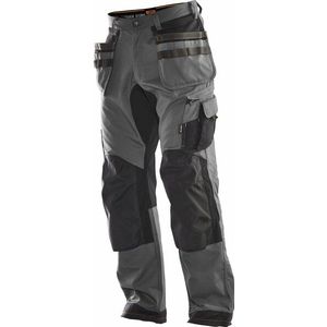 Jobman 2164 Werkbroek Stretch - Maat 56 - Grijs/Zwart