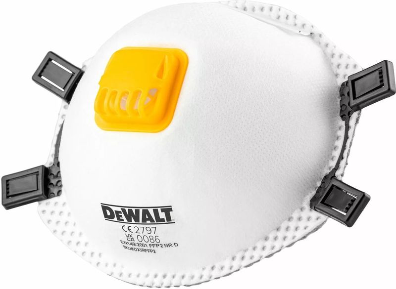 Stofmasker - FFP2 - Wit - Lichtgewicht - Verstelbare Hoofdbanden