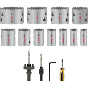 Bosch - 2608900525 PRO - Gatzagenset - Multi Material - 17-delig - 19-76 Mm