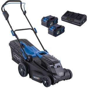 Scheppach Accu Grasmaaier Set BC-MP380-X - Inclusief 2 x 20V Accu's en Acculader