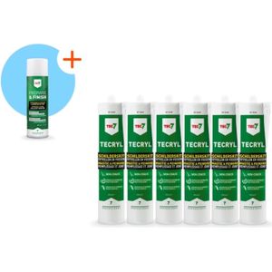 TEC7 Tecryl Schilderskit - 6 Stuks - Met Gratis Prepare & Finish - 400ml
