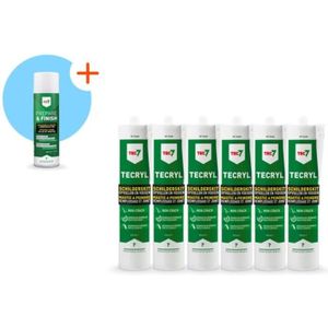 TEC7 Tecryl Schilderskit - 6 Stuks - Met Gratis Prepare & Finish - 400ml