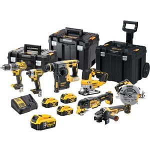 DeWALT DCK755P3T 18V Li-Ion Accu Combiset (3x5,0Ah Accu) In TSTAK - 7-delige + DCB184 Accu 18V 5,0Ah