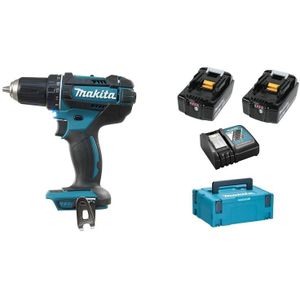 Makita DDF482RFJ 18V Li-Ion Accu Boor-/schroefmachine Set (2x 3.0Ah Accu) In Mbox
