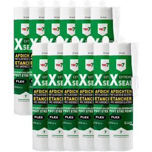 TEC7 - X-seal - Afdichtingskit - Wit - 310ml - 12st