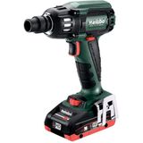 Metabo SSW 18 LTX 400 BL 18V LiHD Accu Slagmoersleutel Set (2x 4.0Ah Accu) In MetaBOX - 400Nm - 1/2" - Koolborstelloos