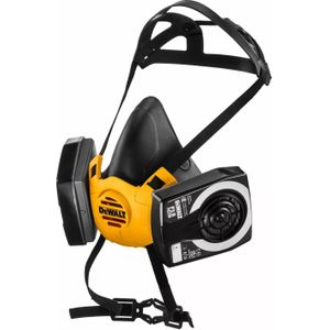 DEWALT - Halfgelaatsmasker - P3 Filters - Lichtgewicht - Verstelbare Hoofdhouder