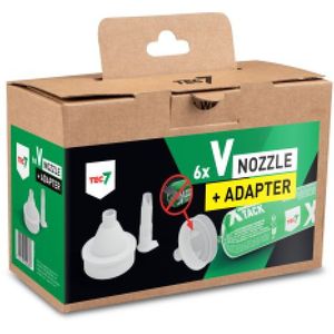 TEC7 599317290 V-mondstuk + Adapter - Worsten (doosje 6st)