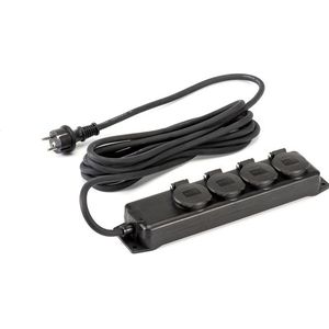 WikuTech WT 3011 4-voudige Verdeeldoos - 5m - H07RN-F 3G1,5mm²