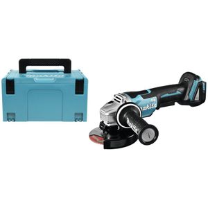 Makita DGA508Y1J 18V Li-Ion Accu Haakse Slijper Body (1x 1.5Ah Accu) In Mbox - 125mm - Koolborstelloos
