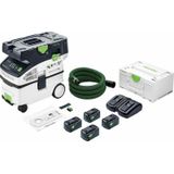 Festool CTMC MIDI I-Plus 36V (2x18V) Li-Ion Accu Stofzuiger Set (4x 5,0Ah) In Systainer - 3100l/min - Stofklasse M