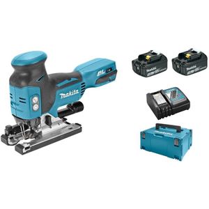 Makita DJV181RFJ 18V Li-Ion Accu Decoupeerzaag Set (2x 3.0Ah Accu) In Mbox - T-greep - Variabel - Koolborstelloos