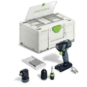 Festool TXS 18-Basic-Set 18V Li-Ion Accu Schroefboormachine Body Incl. Bitset In Systainer - 40Nm