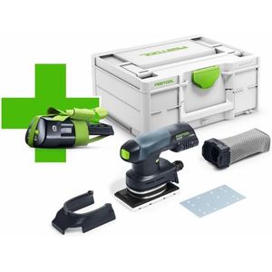 Festool RTSC 400-Basic ERGO 18V Li-Ion Accu Vlakschuurmachine In Systainer - Met 3.1Ah Accu