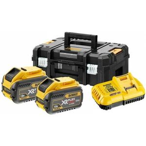 DeWALT DCB118Y2T 18V / 54V Li-ion XR FlexVolt Accu Starterset (2x 12.0Ah Accu) In TSTAK