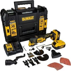 DeWALT DCS356P2 18V Li-Ion Accu Multitool Set (2x 5.0Ah Accu) In TSTAK - Koolborstelloos