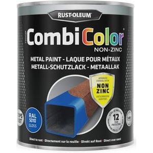 Rust-Oleum Combicolor Hoogglans Zinkvrij - RAL 5010 Gentiaanblauw - 0,75L