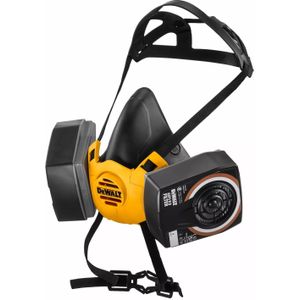 DEWALT - Halfgelaatsmasker - A2P3 Filters - Lichtgewicht - Verstelbare Hoofdhouder