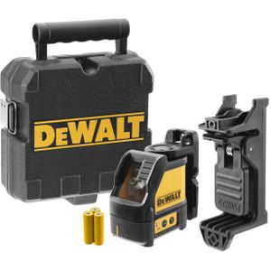 DeWALT DW088K Zelfnivellerende Kruis-/lijnlaser In Koffer - 2 Lijnen - Rood - 15m