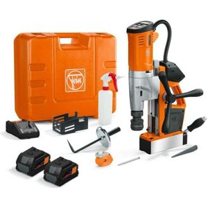Fein AKBU 35 PMQW 18V Li-Ion Accu Magnetische Kernboormachine Set (2x 8.0Ah) In Koffer - 35mm