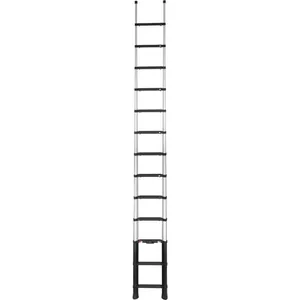 ALDORR Professional 4,40M Telescopische Ladder van Hoogwaardig Aluminium met Stabilisatiebalk | Multifunctionele Ladder | Draagvermogen tot 150 kg | Soft-close Systeem | Veilig en Betrouwbaar (EN131