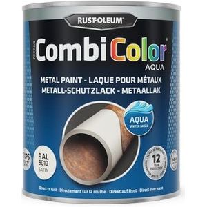 Rust-Oleum Combicolor Aqua Zijdeglans - Ral 9010 Wit - 0,75L