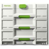 Festool SYS3-SORT/3 M 337 Sortainer³ - Geordende Opslag Voor Kleine Onderdelen