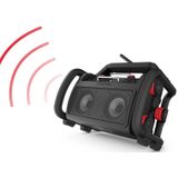 PerfectPro ROCKPRO Bouwradio Werkt Op Accu En Netstroom - FM - AUX-ingang - Zwart