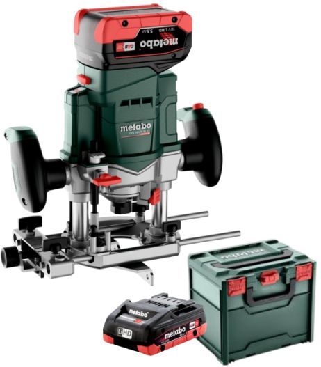 Metabo - OFV 18 LTX BL 12 - Accu-bovenfrees - Groen - Kunststof