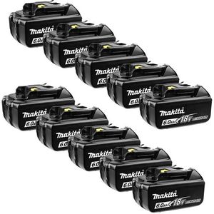 Makita BL1860B 18V Li-ion Accu - 6.0Ah (10st)