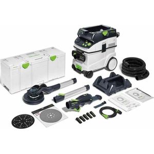 Festool PLANEX LHS 2 225/CTM 36-Set Wandschuurmachine Set Incl. Bouwstofzuiger Incl. Systainer - 400W - 220mm