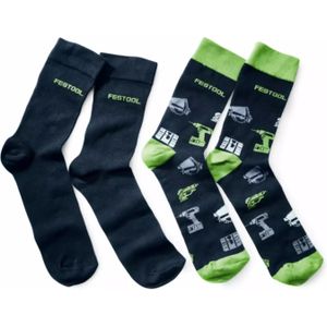 Festool SOCK-FT1 Werksokken - Zwart - Katoen/Polyamide