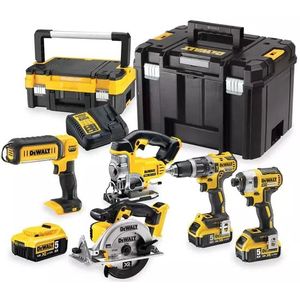 DeWALT DCK551P3T-QW 18V Li-in XR Accu 3-delige Combiset (3x 5.0Ah Accu) In 2 TSTAK Koffers